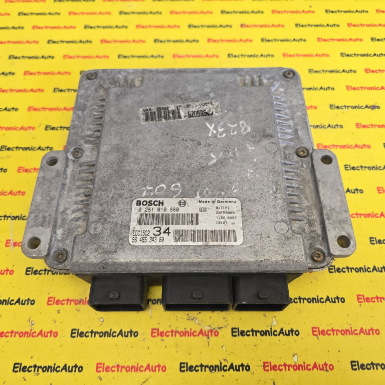 ECU Calculator Motor PEUGEOT 607, 0281010880, EDC15C2 34, 9645534380,