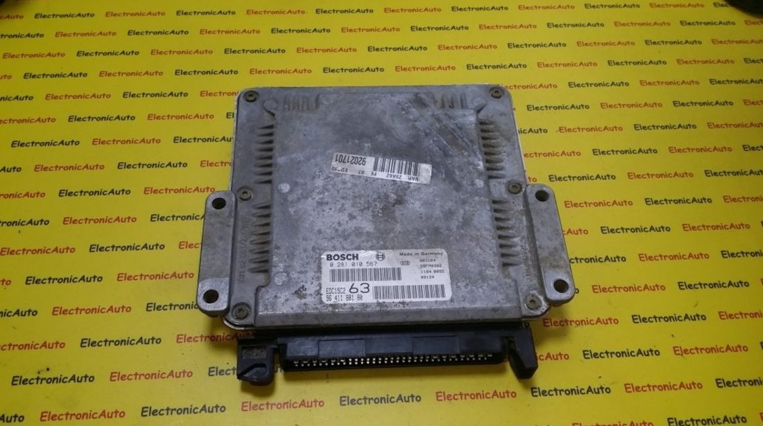 ECU Calculator motor Peugeot 607 2.2HDI 0281010567, 9641188180