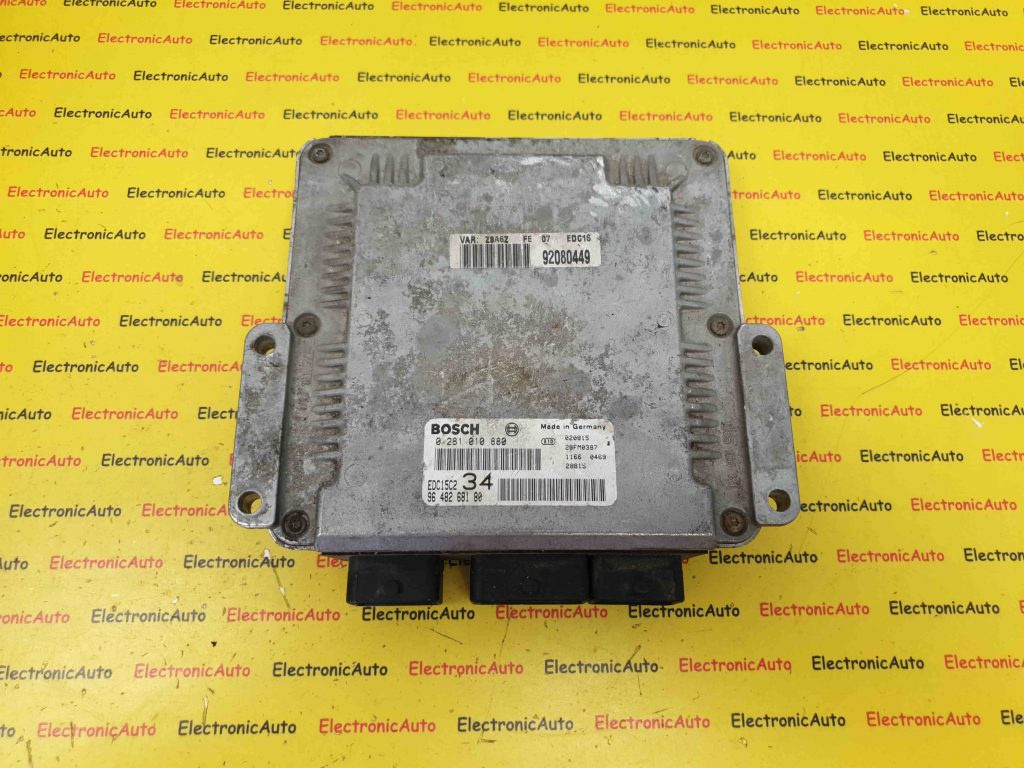 ECU Calculator Motor Peugeot 607 2.2HDi, 9648268180, 0281010880, EDC15C2