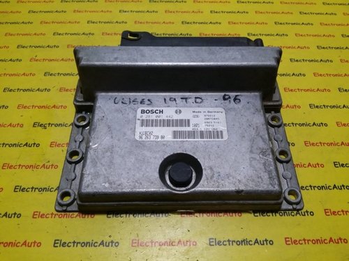 ECU Calculator motor Peugeot 806 1.9 0281001442, 9626373980