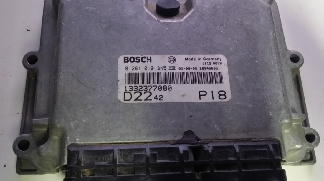 ECU Calculator motor Peugeot Boxer 2.2HDI 0281010345