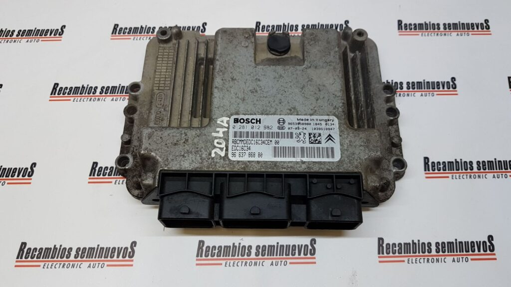 ECU Calculator Motor PEUGEOT EXPERT, 0281012982, EDC16C34, 9663786880, 9653958980,