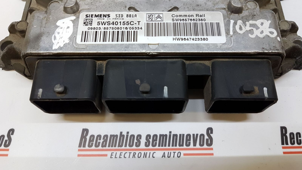 ECU Calculator Motor PEUGEOT PARTNER 5WS40155C-T / 5WS40155C T / 5WS40155CT / SID 801A / SID801A / SW 9657662380 / SW9657662380 / HW 9647423380 / HW96474233805WS40155C-T / 5WS40155C T / 5WS40155CT / SID 801A / SID801A / SW 9657662380 / SW9657662380 /