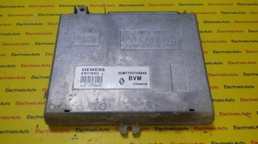 ECU Calculator motor Renault 19 1.4 S101718103B, HOM7700749946