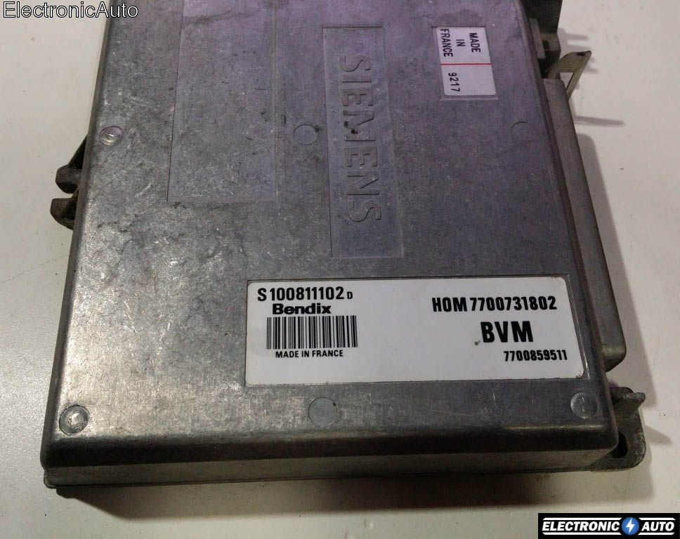 ECU Calculator motor Renault 19 1.7 S100811102D Fenix3B