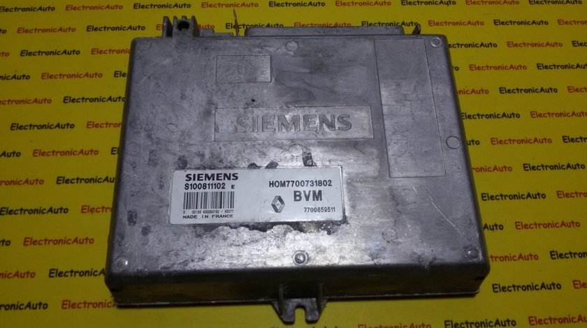 ECU Calculator motor Renault 19 1.7 S100811102E, HOM7700731802