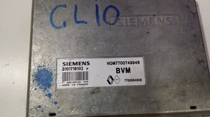ECU Calculator motor Renault Clio 1.4 S101718102P Fenix3B