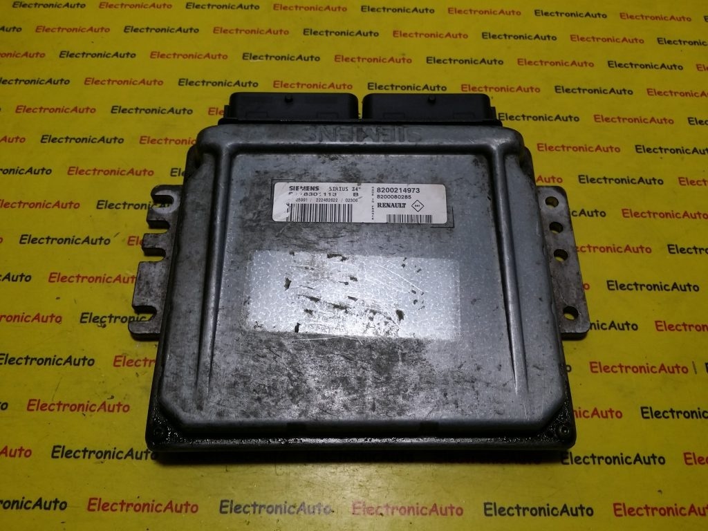 ECU Calculator motor Renault Clio 1.4 S118301113B, 8200214973