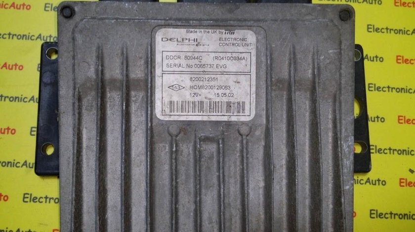 ECU Calculator motor Renault Clio 1.5 dci 8200212351