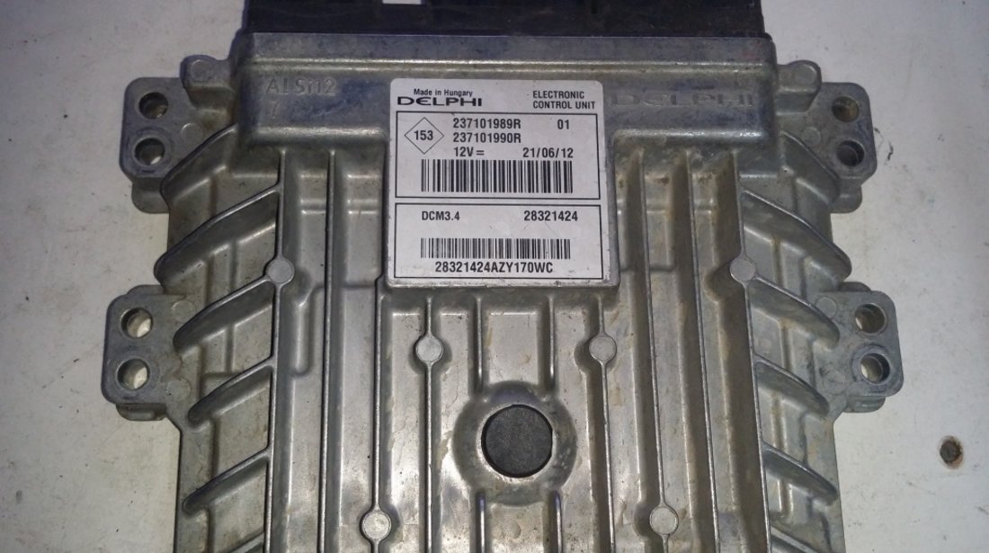 ECU Calculator motor Renault Clio 1.5DCI 237101989R