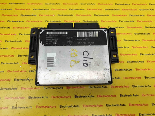 ECU Calculator Motor Renault Clio 1.9, R04010031F, 7700114875, HOM7700105955, DCU3R