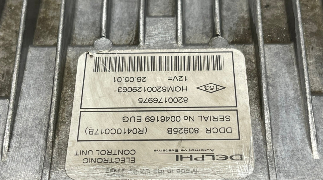 ECU Calculator Motor Renault Clio 2 Symbol 1.5 DCI 2002 - 2012 Cod 8200176975 8200129063