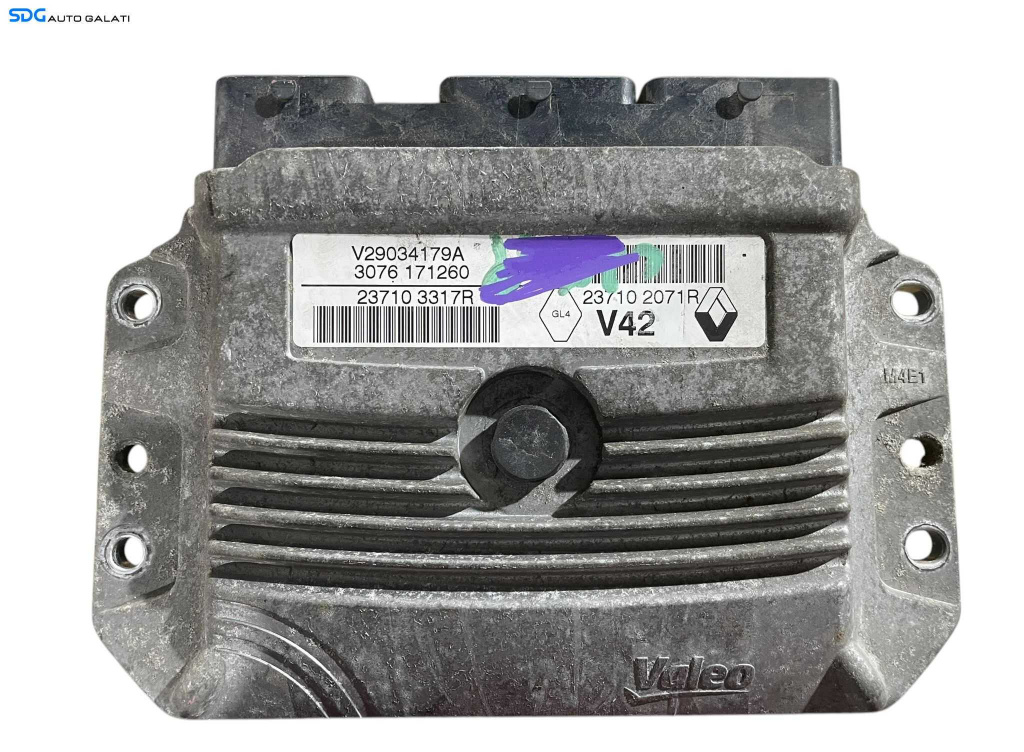 ECU Calculator Motor Renault Clio 4 MK4 1.2 Benzina 2012 - 2020 Cod 237102071R V29034179A 3076171260 [LR0060] [LR0061]