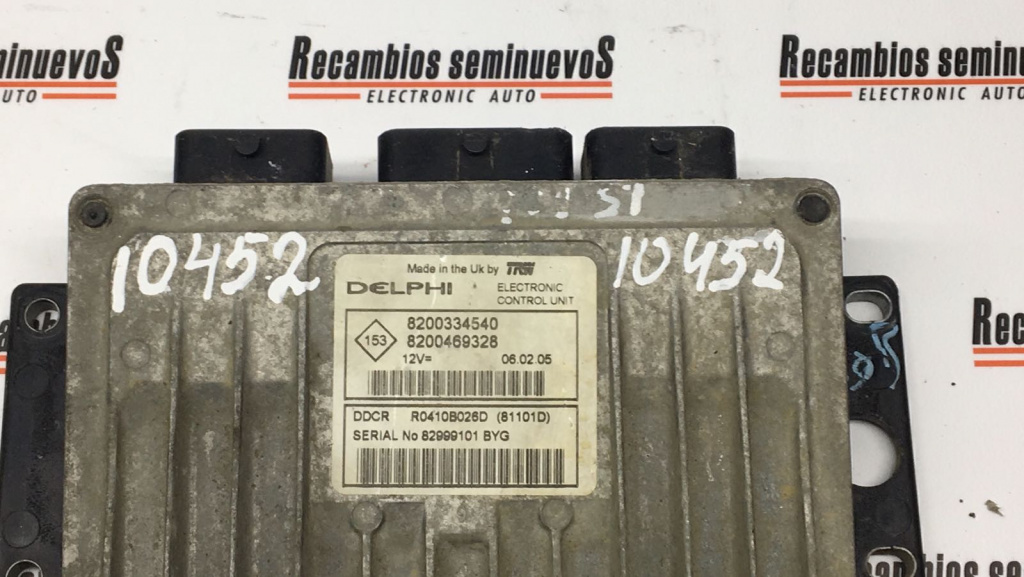 ECU Calculator Motor RENAULT CLIO R0410B026D, 8200334540, 8200469328