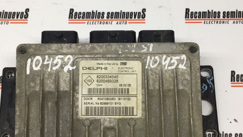 ECU Calculator Motor RENAULT CLIO R0410B026D, 8200334540, 8200469328