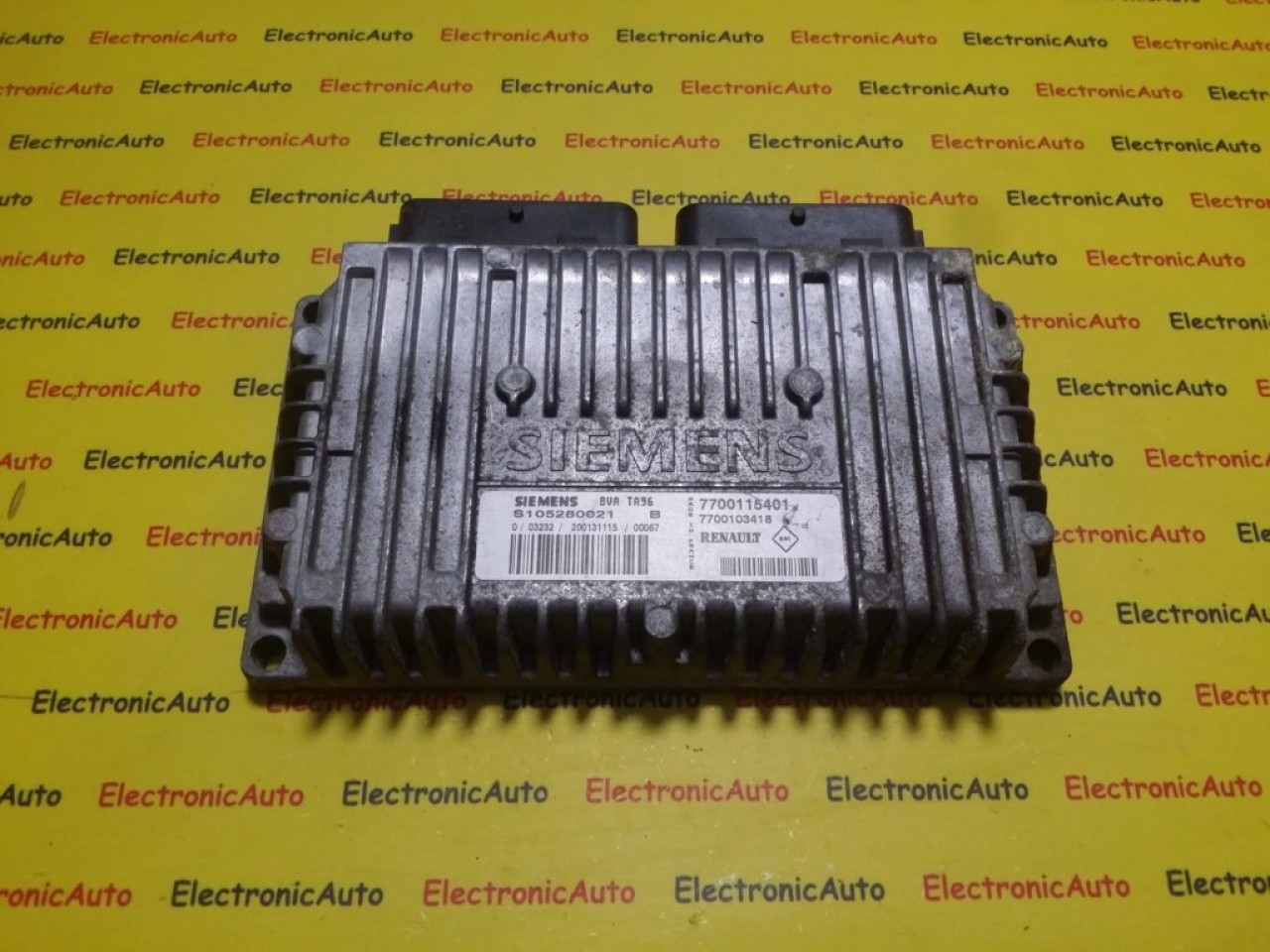 ECU Calculator motor Renault Clio S105280021B, 7700115401