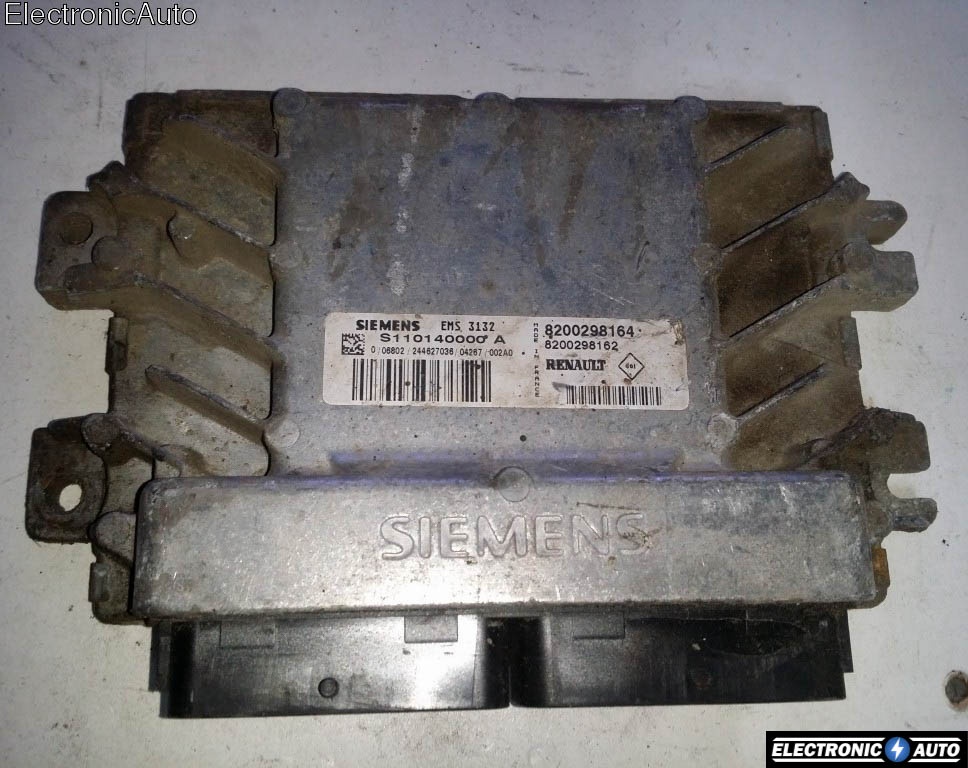 ECU Calculator motor Renault Clio, S110140000A, 8200298164, 8200298162,