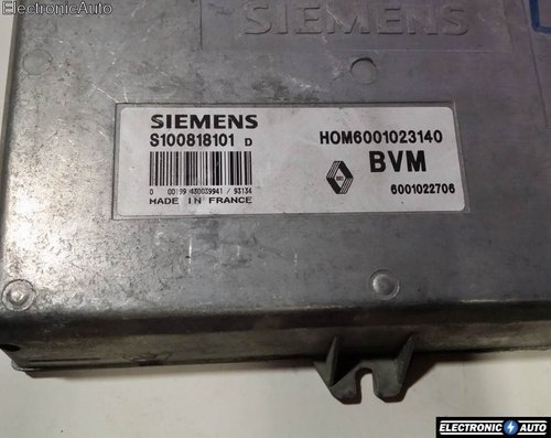 ECU Calculator motor Renault cod HOM6001023140, S100818101