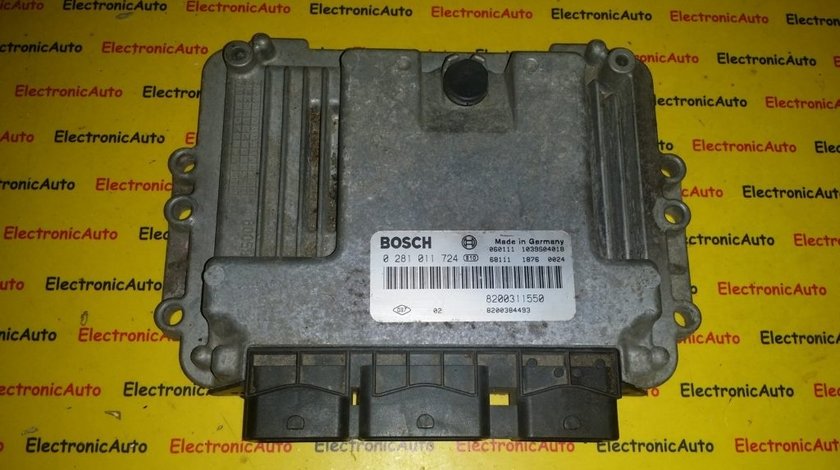 ECU Calculator motor Renault Espace 2.2DCI 0281011724, 8200311550