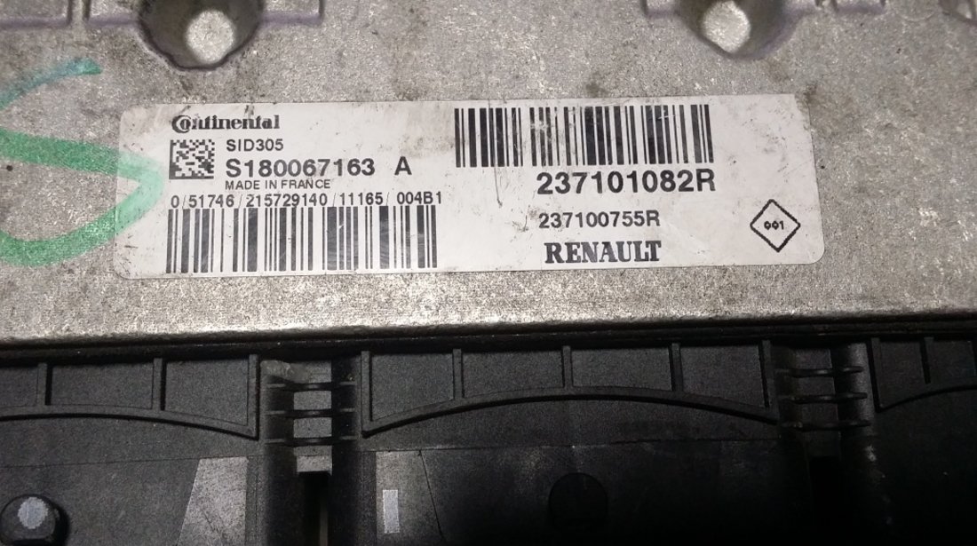 ECU Calculator motor Renault Kangoo 1.5DCI S180067163A 237101082R