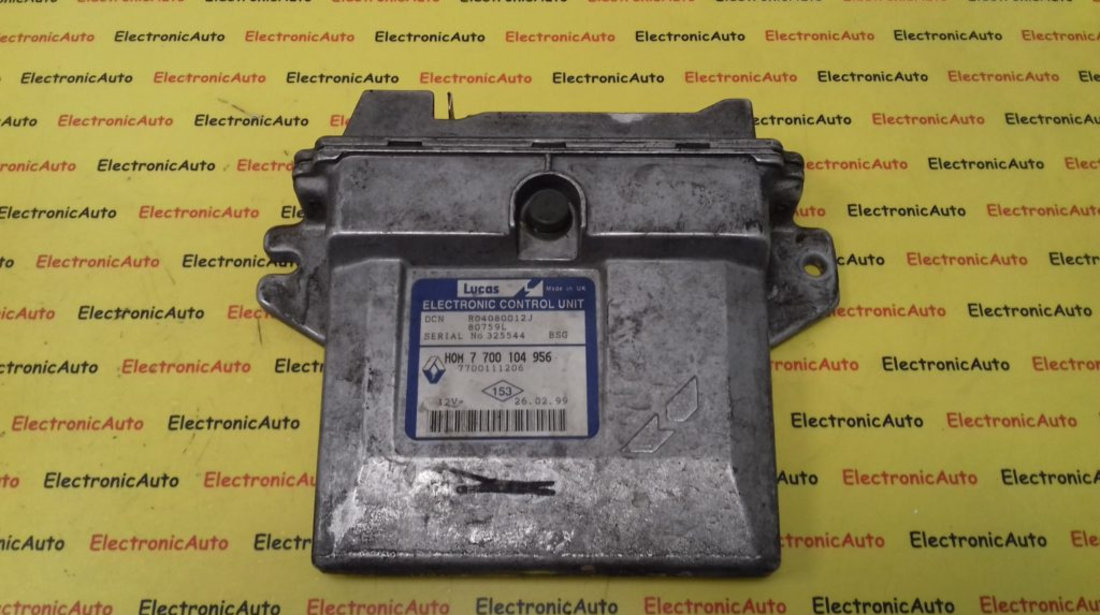 ECU Calculator motor Renault Kangoo 1.9 HOM7700104956 R04080012J