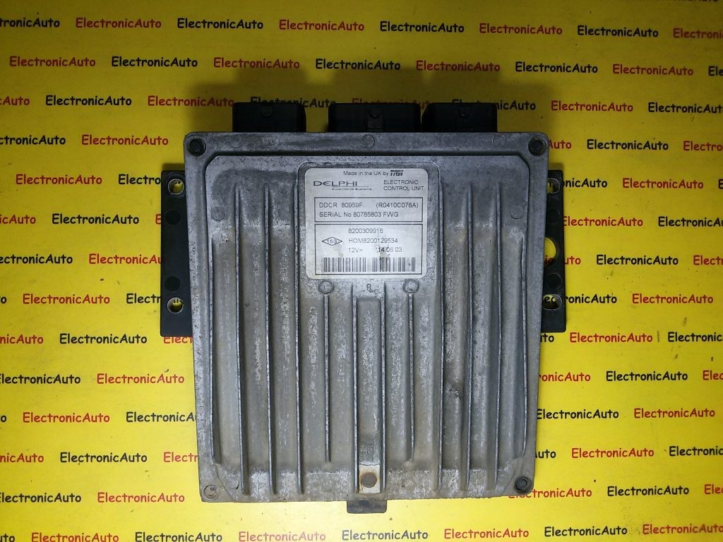 ECU Calculator motor Renault Kangoo HOM8200129534, 8200309916