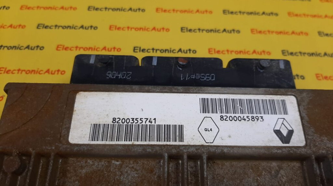 ECU Calculator motor Renault Laguna 1.6 8200355741, 8200045893