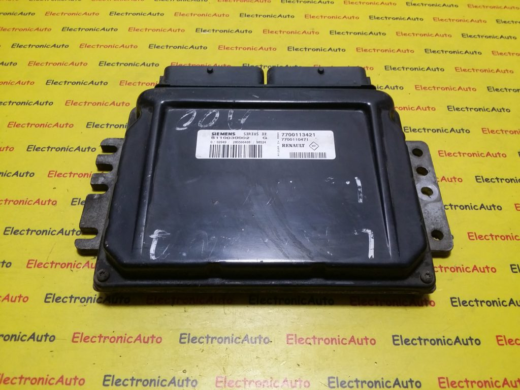ECU Calculator motor Renault Laguna 1.6 S110030002G, 7700113421