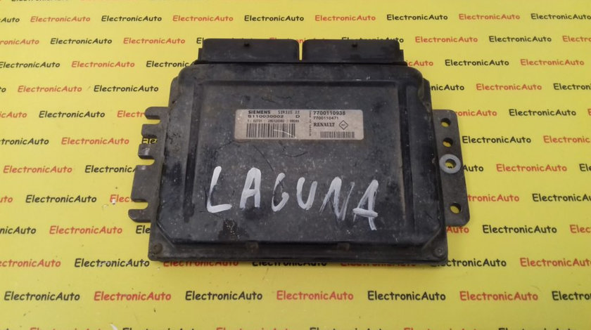 ECU Calculator Motor Renault Laguna 1.6, S110030002D, 7700110471, 7700110938