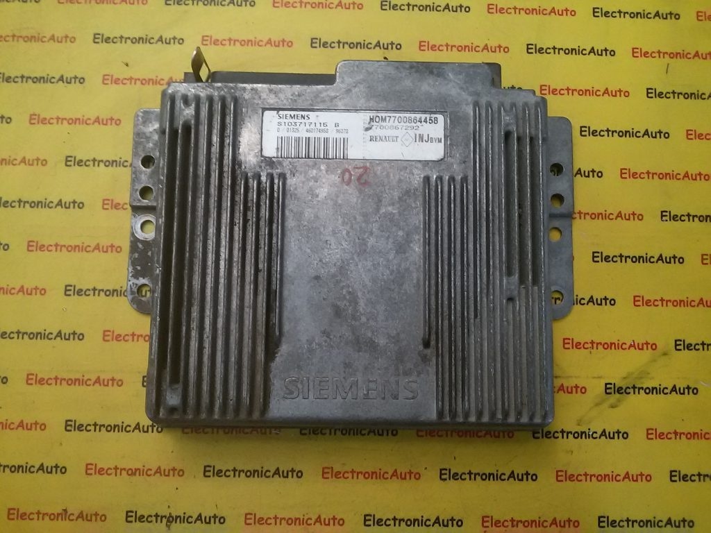 ECU Calculator motor Renault Laguna 1.8 HOM 7700864458, S103717115B