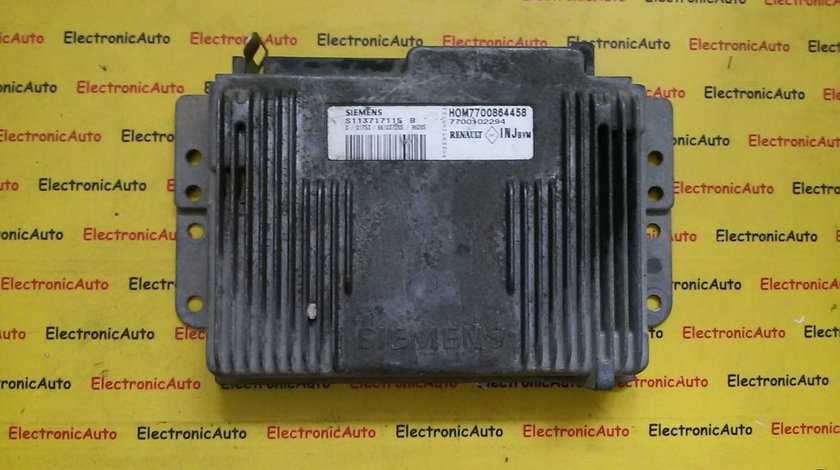 ECU Calculator motor Renault Laguna 1.8 HOM7700864458, S113717115B