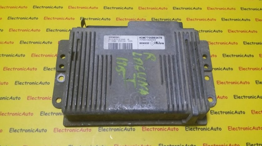 ECU Calculator motor Renault Laguna 1.8 S113717108D, HOM7700863478