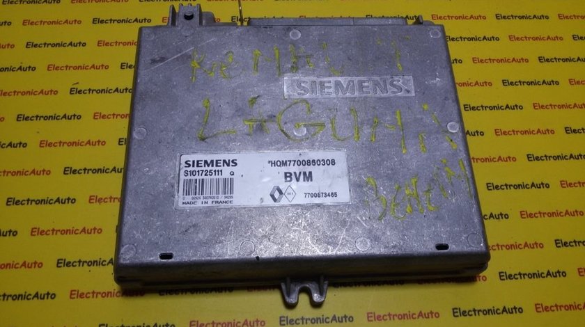 ECU Calculator motor Renault Laguna 1.8 HOM7700860308, S101725111Q