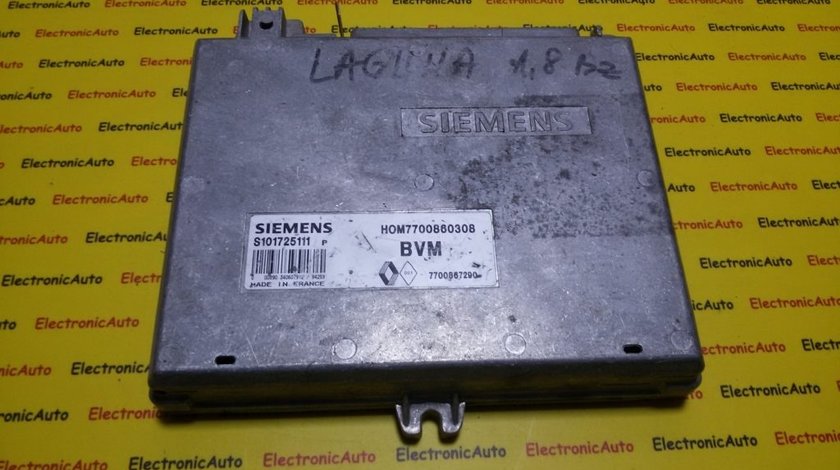 ECU Calculator motor Renault Laguna 1.8 S101725111P, HOM7700860308