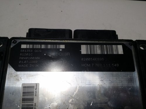 ECU Calculator motor Renault Laguna 1.9D 8200546935 DCU3R