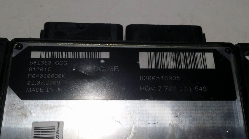 ECU Calculator motor Renault Laguna 1.9D 8200546935 DCU3R