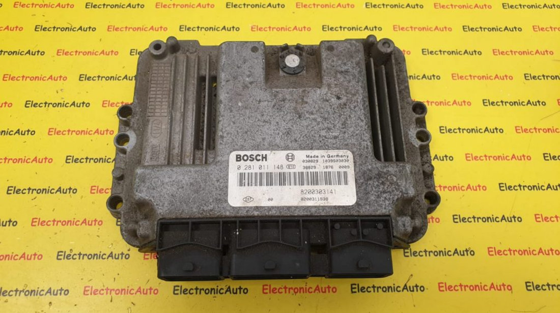 ECU Calculator Motor Renault Laguna 1.9DCi, 8200311539 0281011148, 8200303141