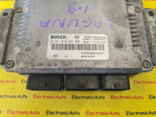 ECU Calculator Motor Renault Laguna 1.9DCi, 0281010297, HOM8200048297, 8200183768