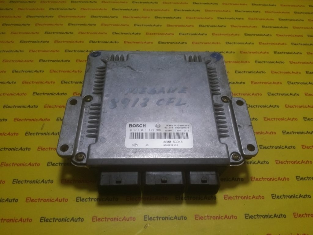 ECU Calculator motor Renault Laguna 1.9DCI 0281011102, 8200153945
