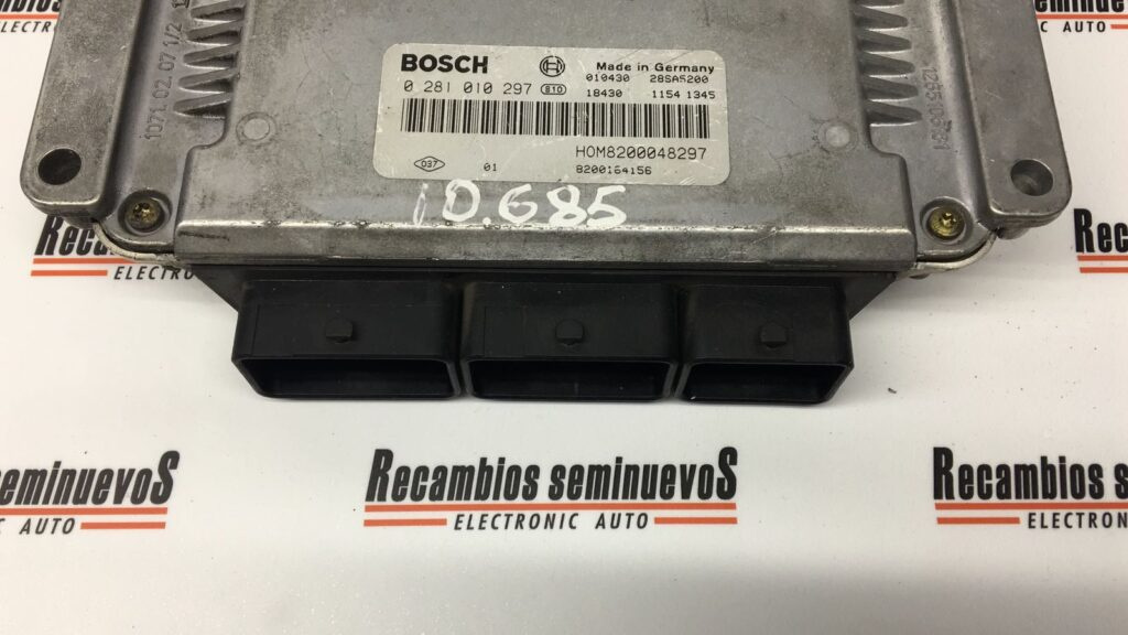 ECU Calculator Motor RENAULT LAGUNA 2, GRANDTOUR, 0281010297, HOM 8200048297, 8200164156,