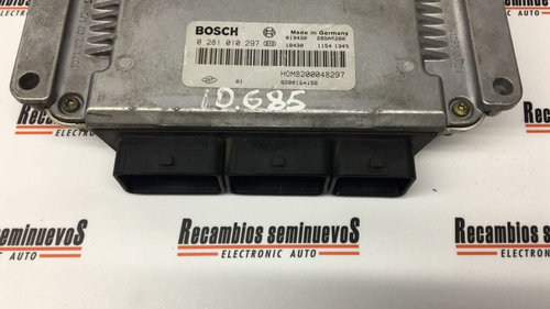 ECU Calculator Motor RENAULT LAGUNA 2, GRANDTOUR, 0281010297, HOM 8200048297, 8200164156,