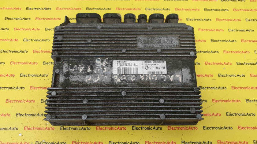 ECU Calculator Motor Renault Laguna I 2.0L, S101200051B, H0M7700861024, 7700864732