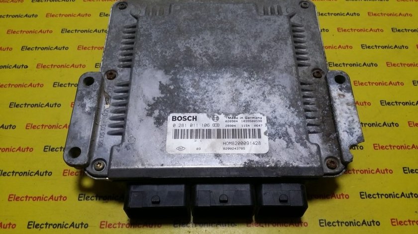 ECU Calculator motor Renault Master 2.2DCI 0281011106, HOM8200091428