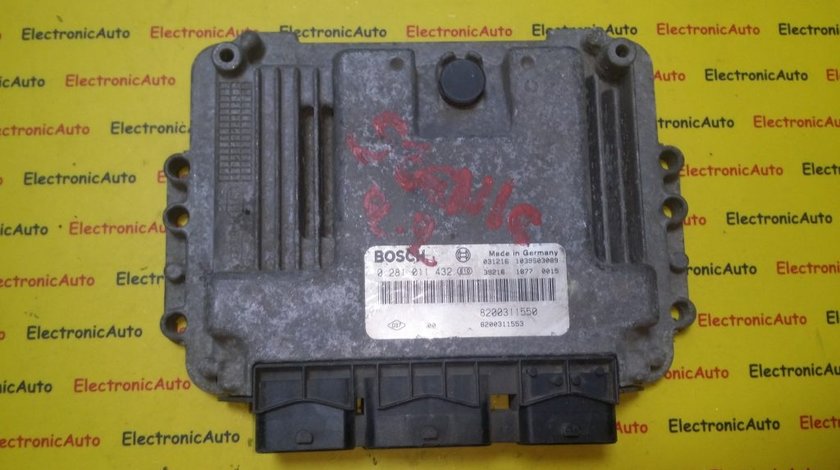 ECU Calculator motor Renault Master 2.5DCI 0281011432, 8200311550