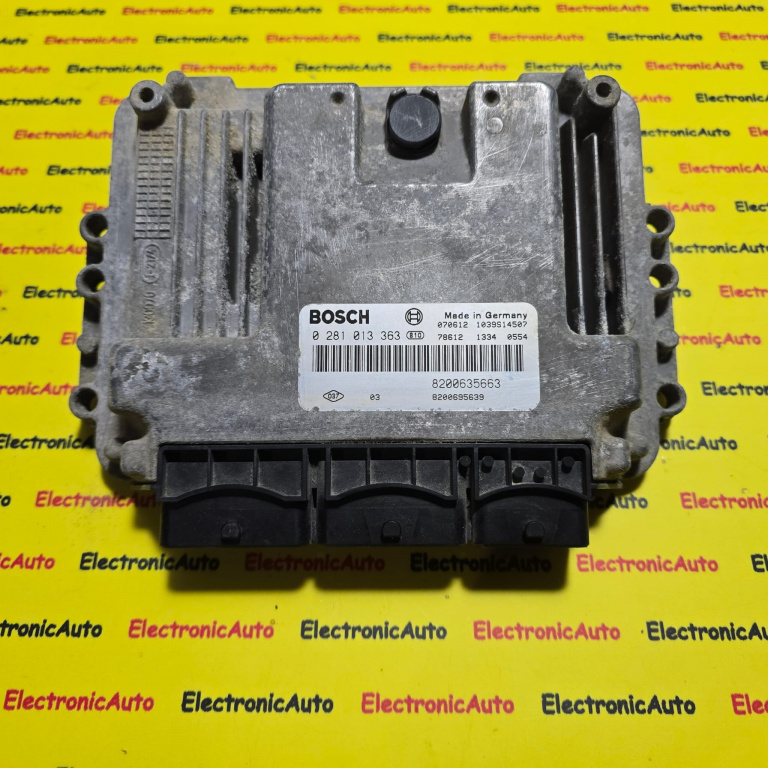 ECU Calculator Motor Renault Master 2.5DCi, 0281013363, 8200635663, 8200695639