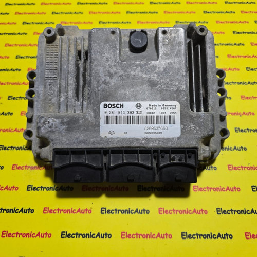 ECU Calculator Motor Renault Master 2.5DCi, 0281013363, 8200635663, 8200695639