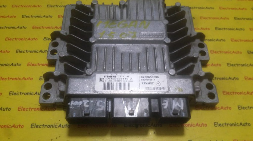 ECU Calculator motor Renault Megane 1.5 dci 8200659536, S122326110A