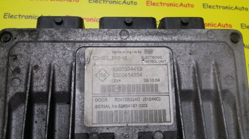 ECU Calculator motor Renault Megane 1.5DCI 8200334419