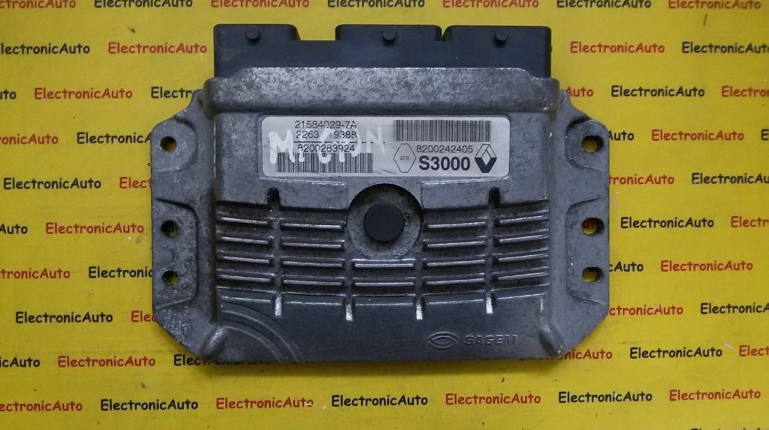 ECU Calculator motor Renault Megane 1.6 8200242405