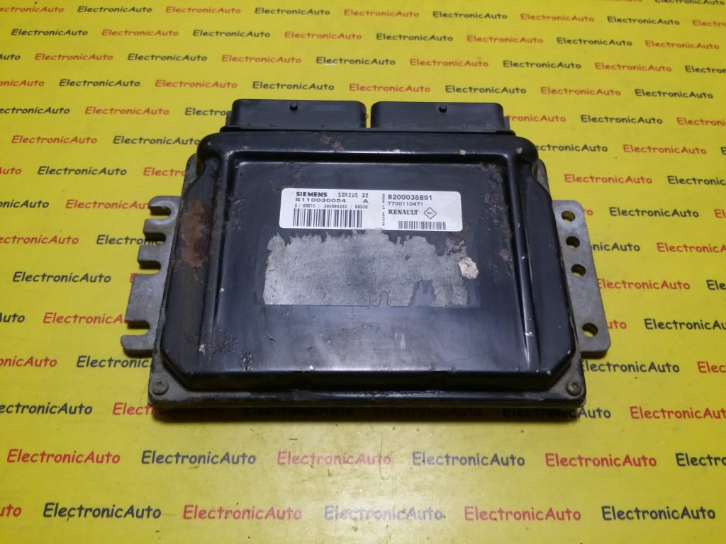 ECU Calculator motor Renault Megane 1.6 S110030054A, 8200035891